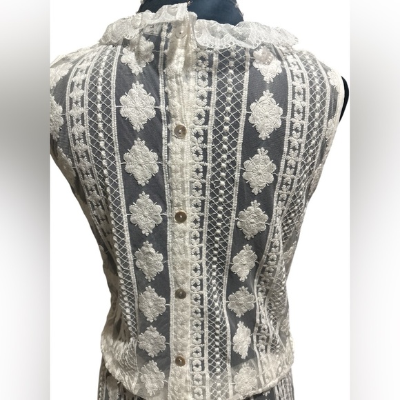 POL Cream Sheath Midi Dress | Sleeveless NWOT| Size S - Picture 5 of 7